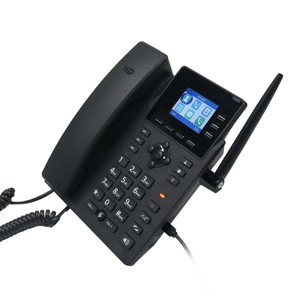 Телефон WiFi беспроводной, 4G исправил настольный телефонный аппарат сети ГЛОТОЧКА наземной линии