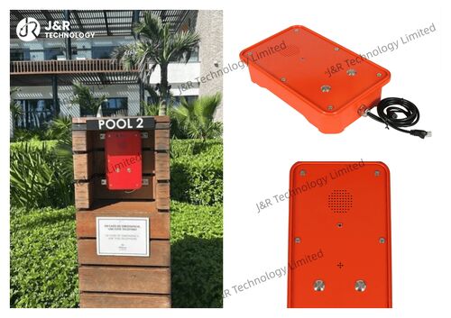 Последние блоги о компании Водонепроницаемый телефон J&R JR104-2B-AL, установленный в рамках гостиничного проекта в Мексике