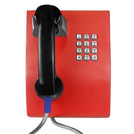 Vandal Proof Handset Analog Wall Phone For Hospital / Bus Station Telephone