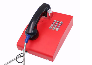 Full Keypad Courtesy Prison Telephone , Waterproof Outdoor Wall Mounted Telephones