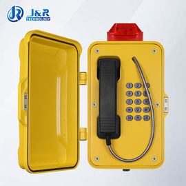 IP67 защищенный от погодных условий телефонный ящик / Железнодорожный тоннельный экстренный телефон с светодиодным светом