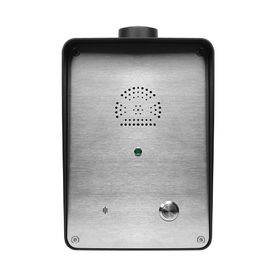 Телефон автоматической шкалы общественного телефона 65VDC DTMF PoE GSM металлический