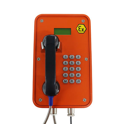 Хорошая цена. Полный клавиатурный взрывостойкий телефон IP67 SIP с светодиодным дисплеем онлайн